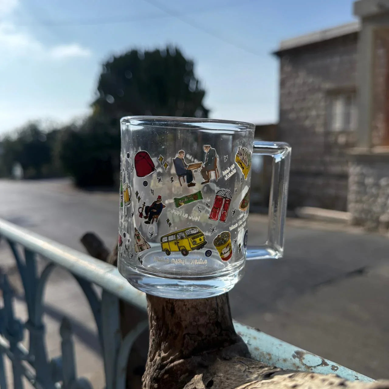 Glass Mug - Pattern