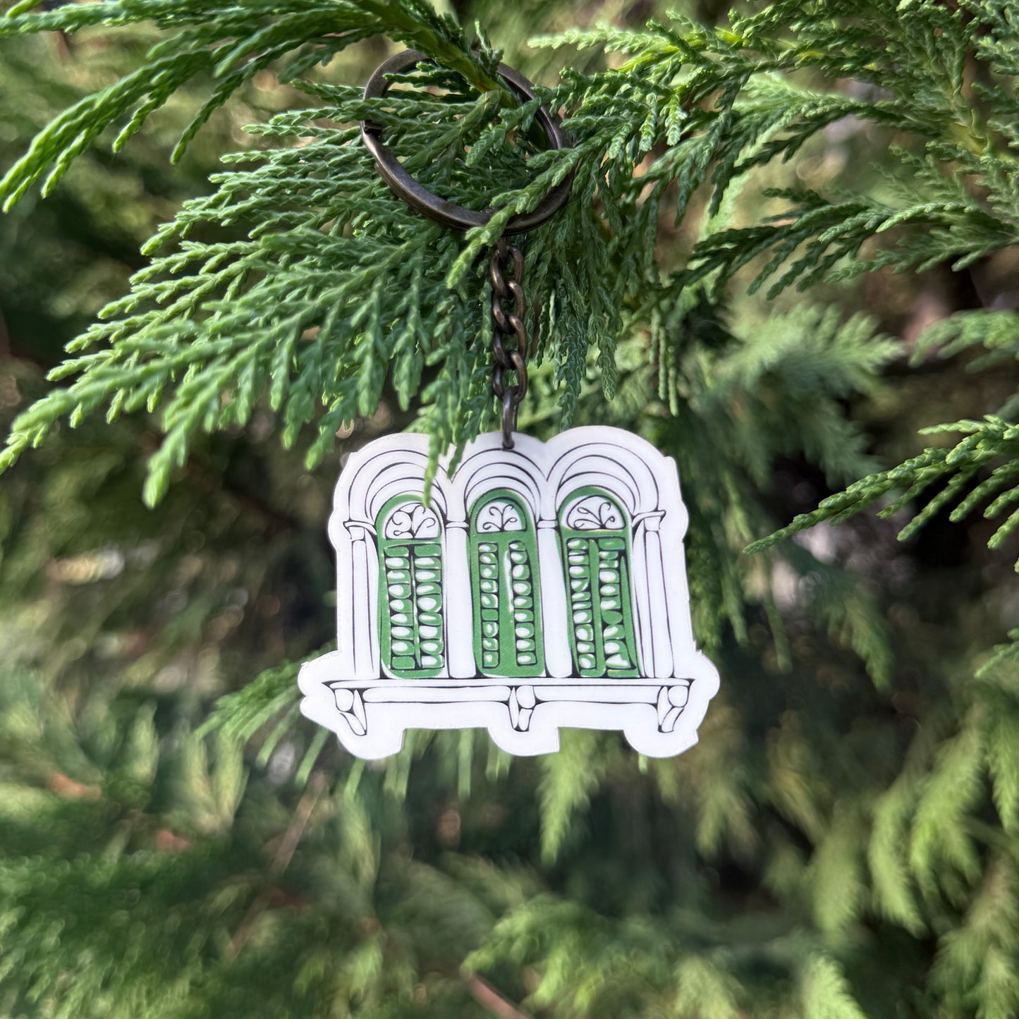 Keychain - Green windows