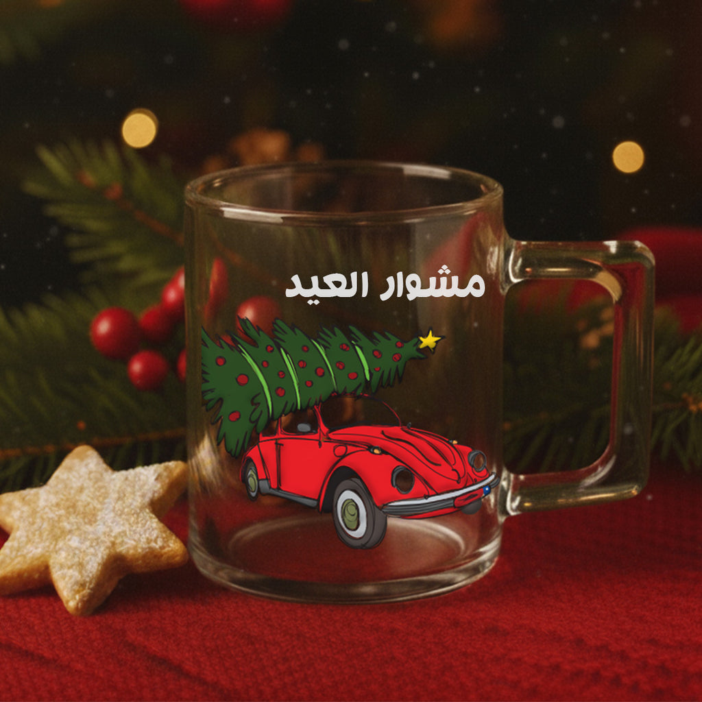 Christmas Glass Mug