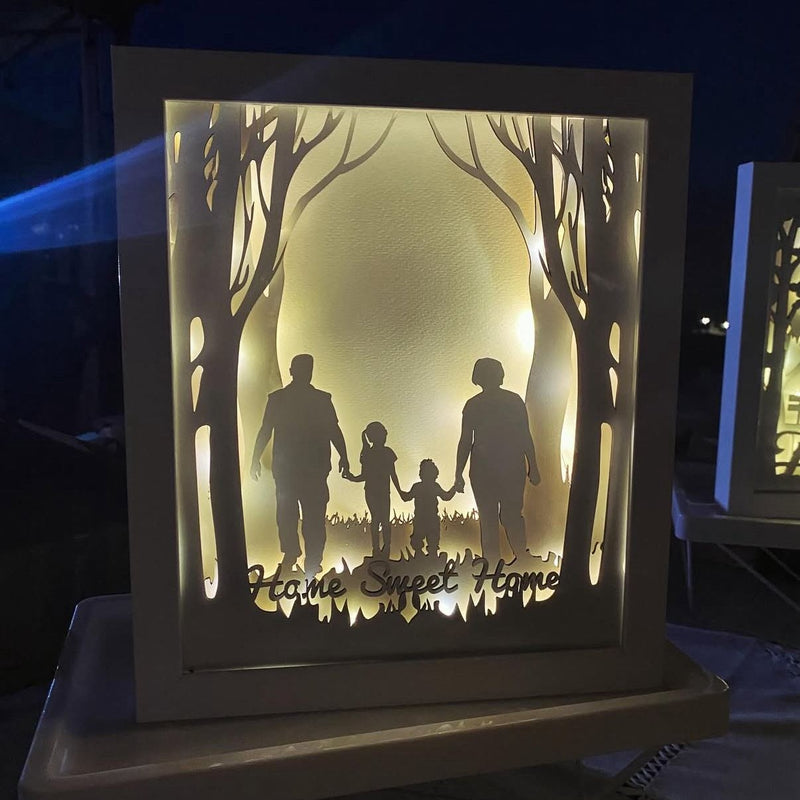 Light Box - Family Home Sweet Home