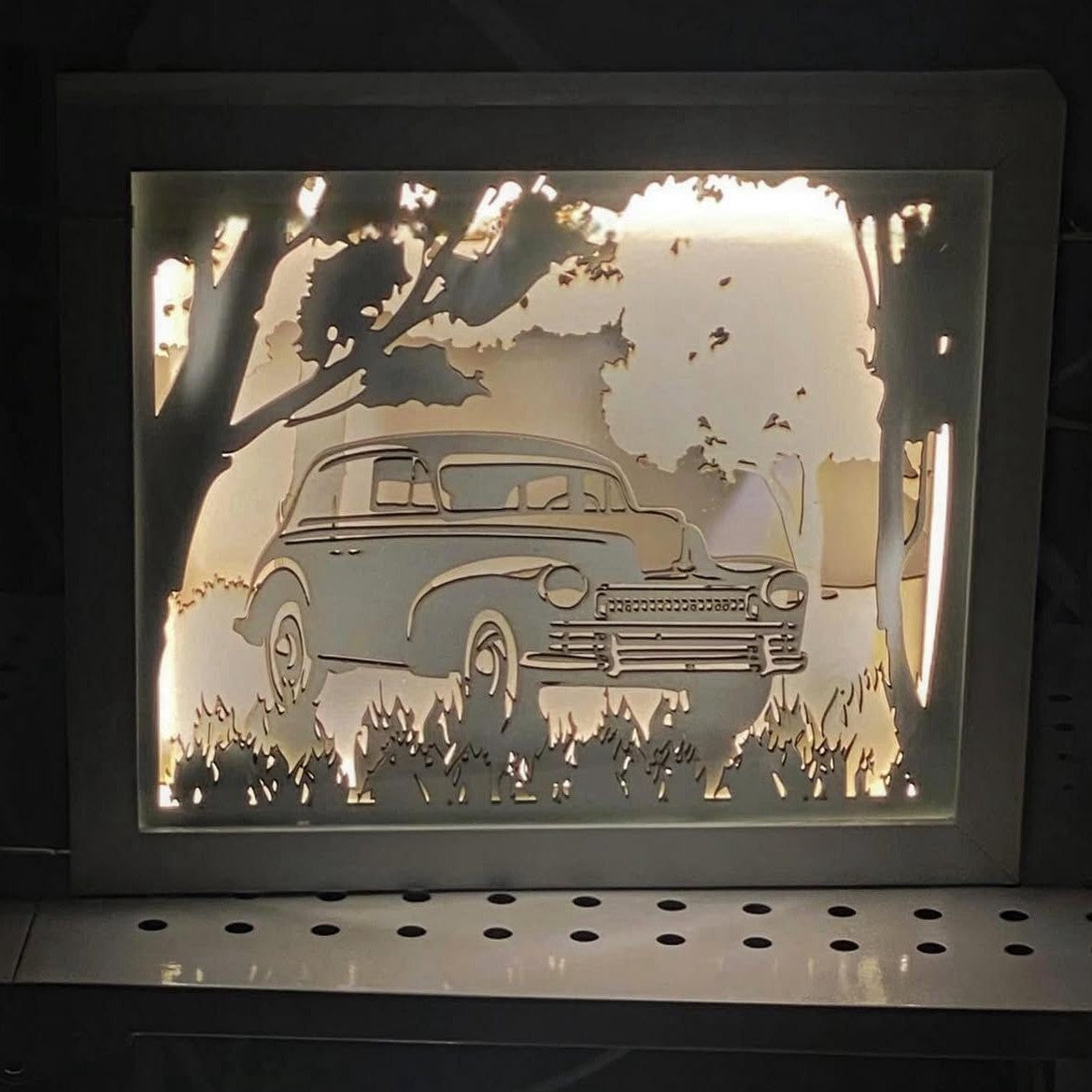 Light Box - Vintage Car