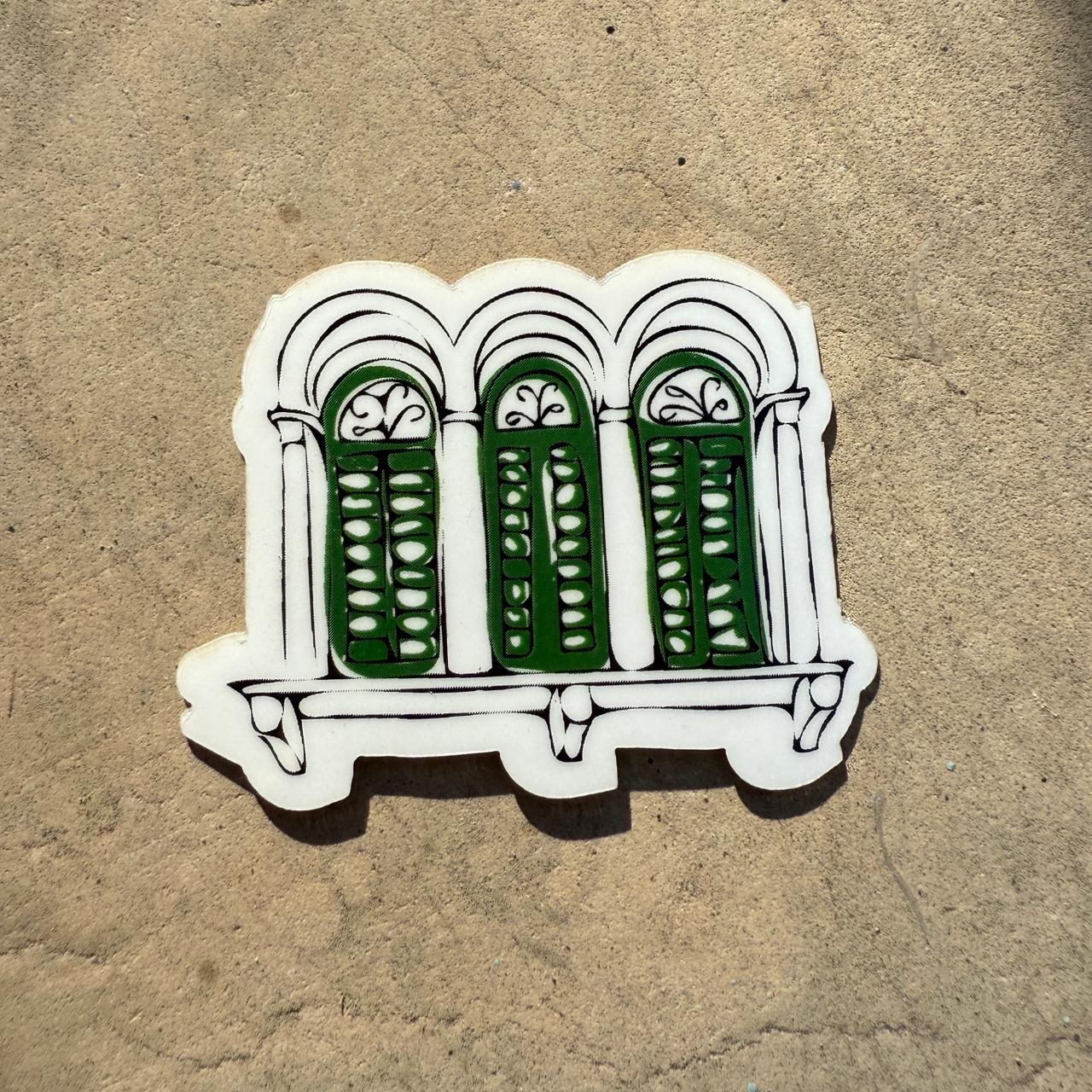 Sticker - Green Windows