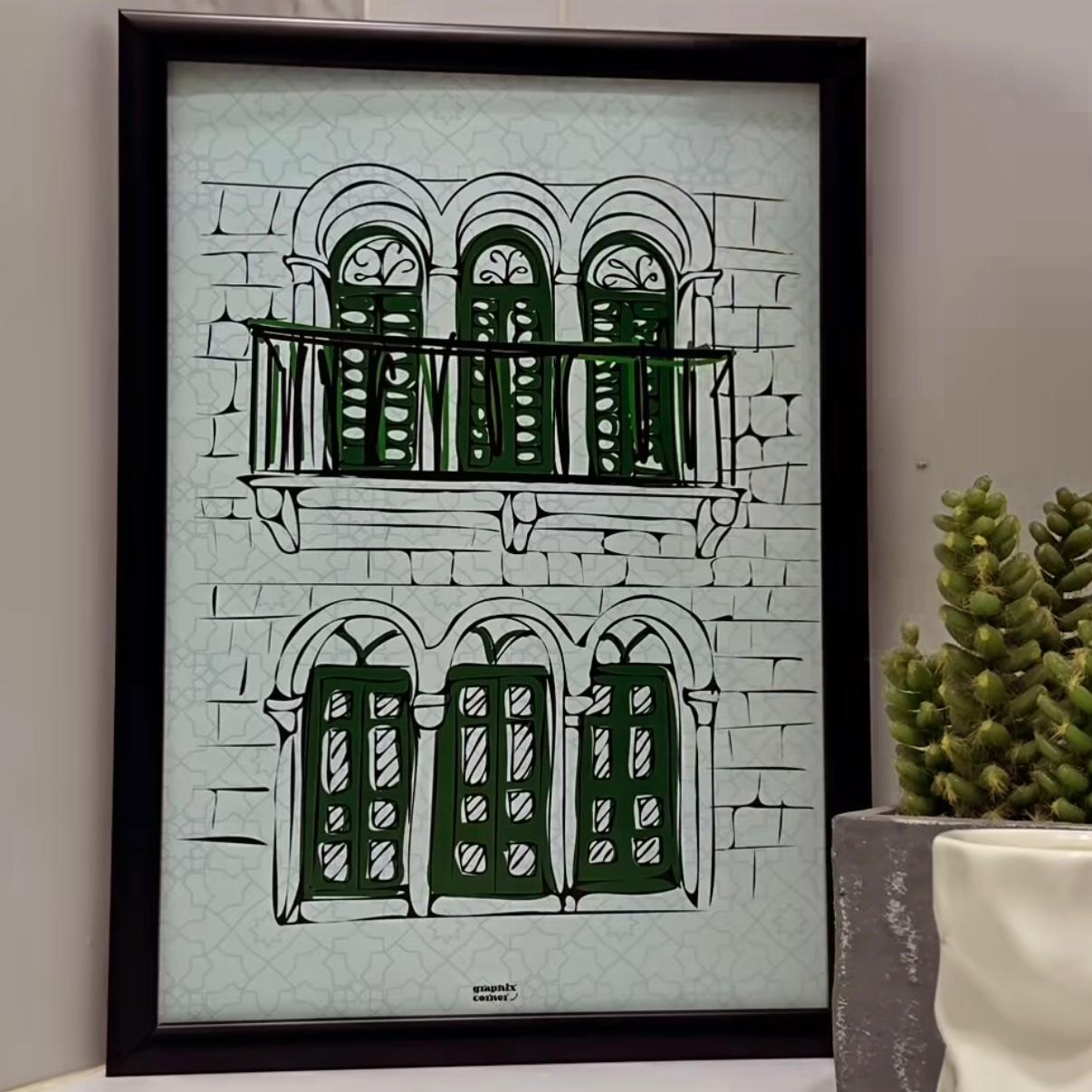 Frame - Green Windows