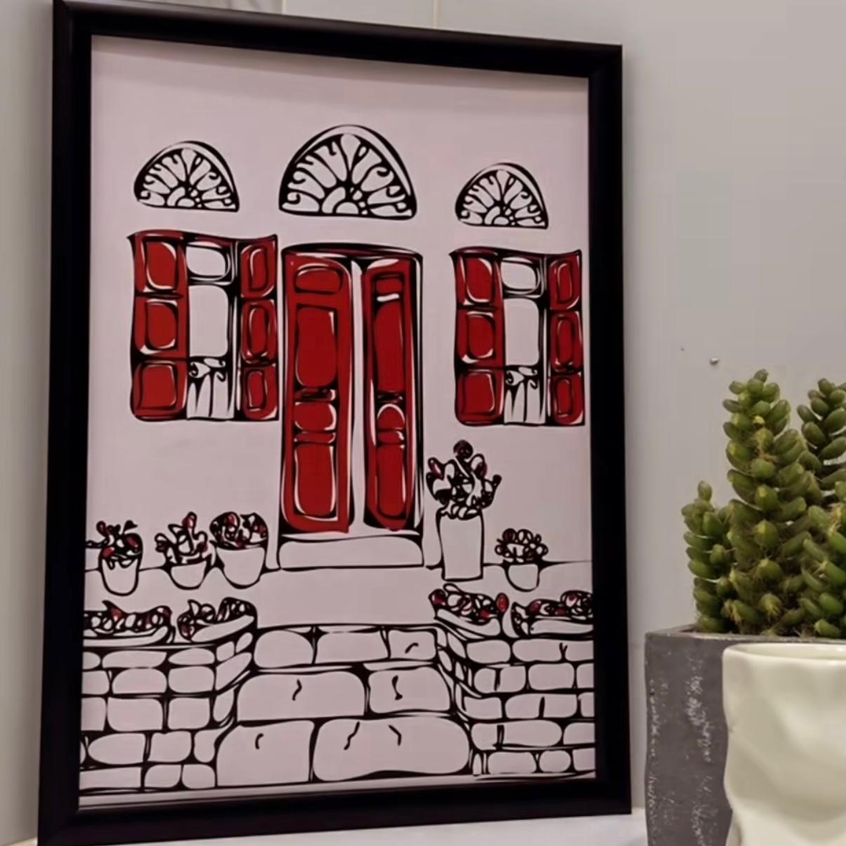 Frame - Red Windows