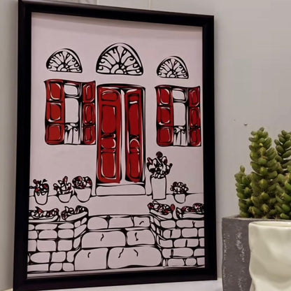 Frame - Red Windows