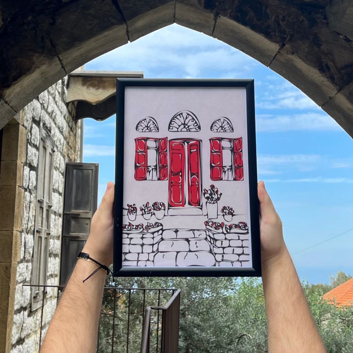 Frame - Red Windows