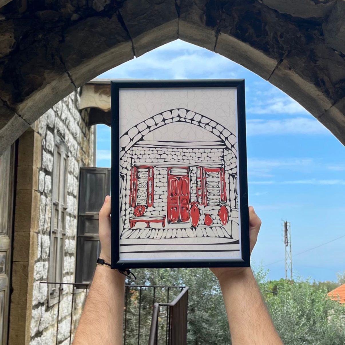 Frame - Brown Windows