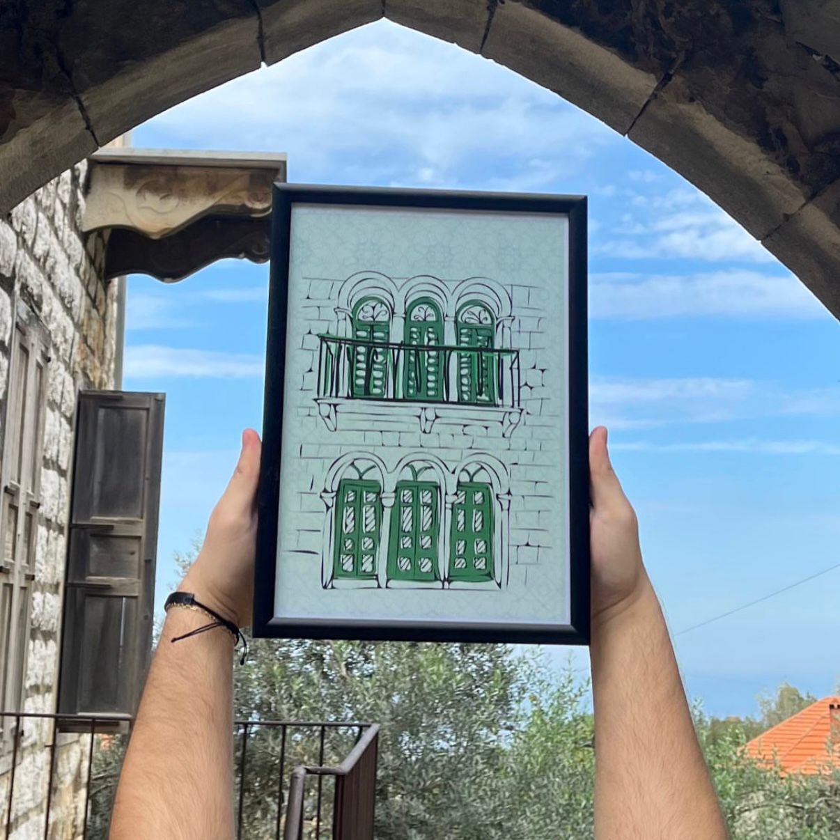 Frame - Green Windows