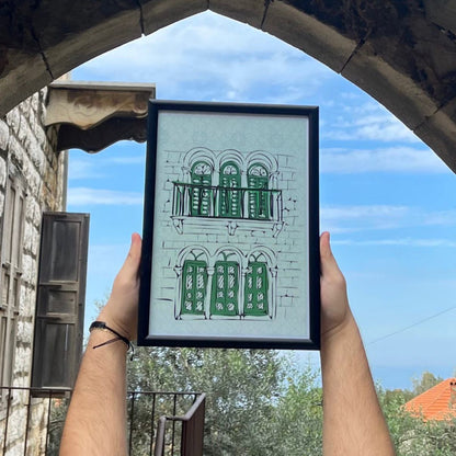 Frame - Green Windows