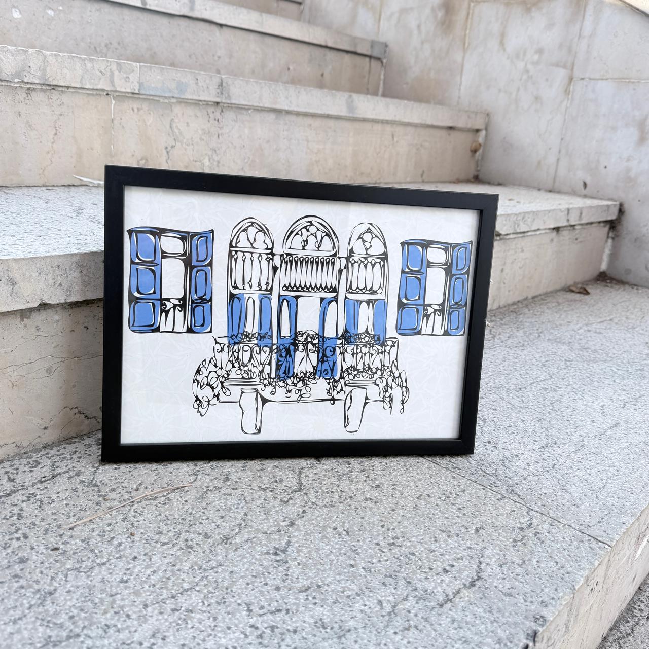 Frame - Blue Windows