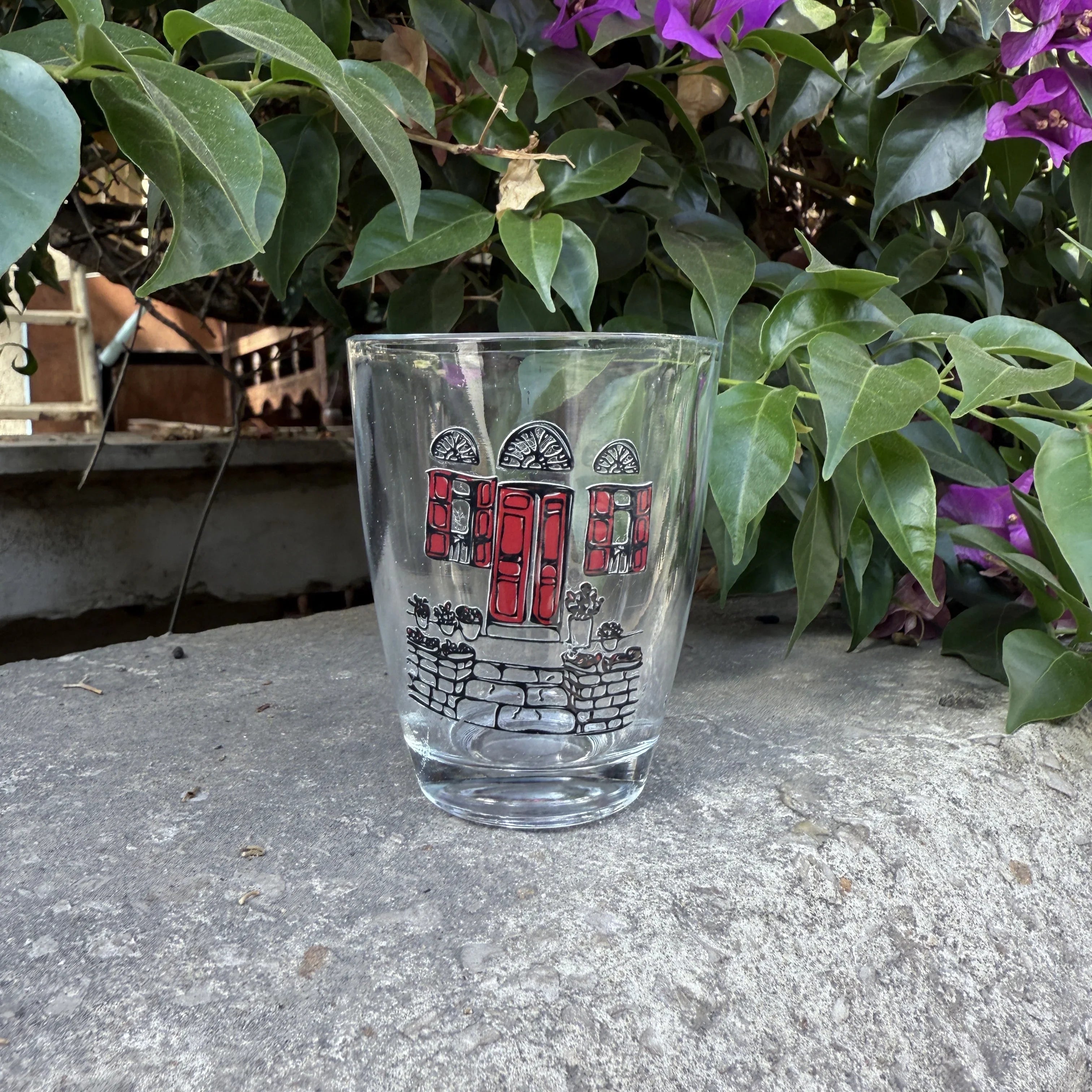 Tea Cup - Red Windows