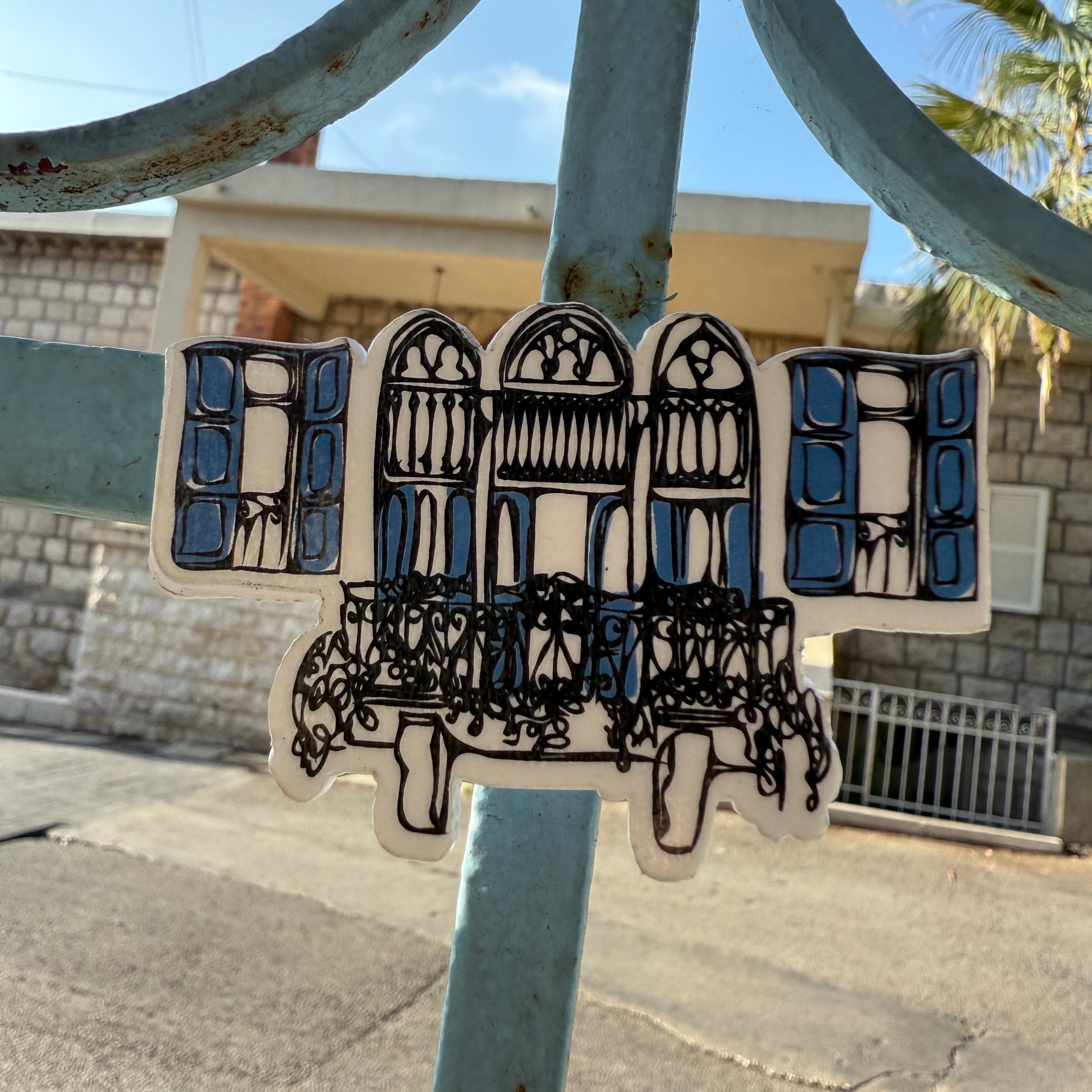 Magnet - Blue windows