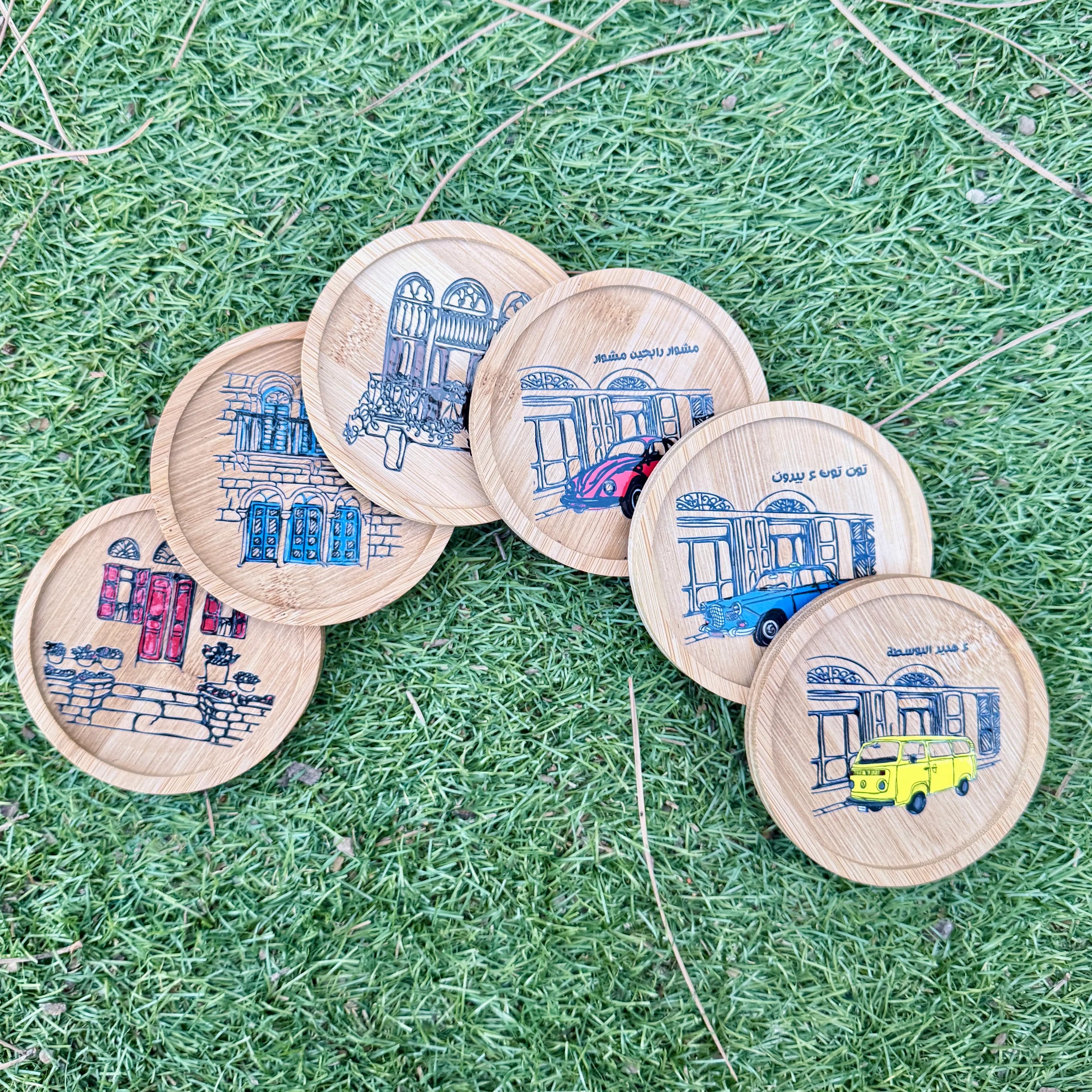 Coasters Set - Architecture