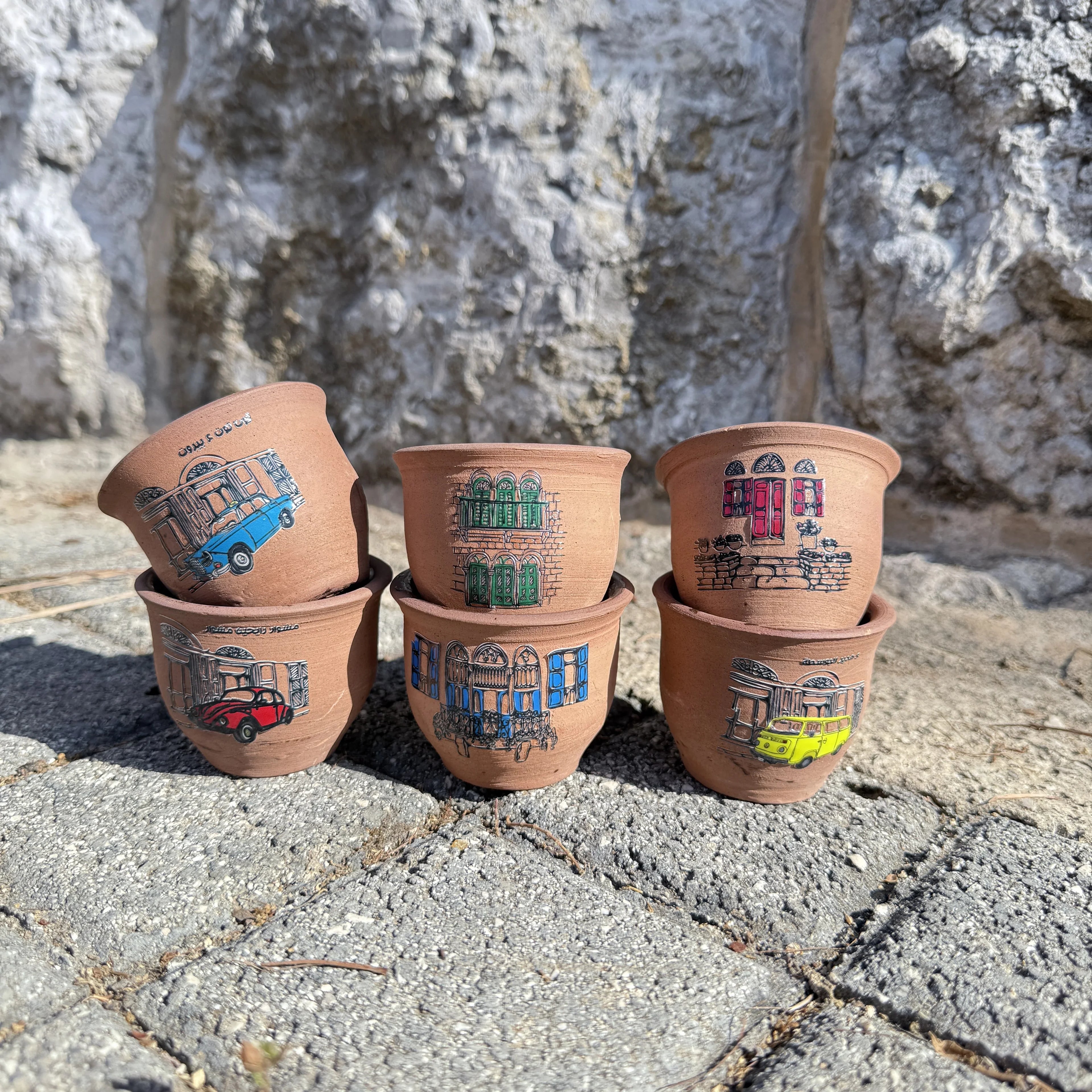 Clay Coffee Set Chaffé