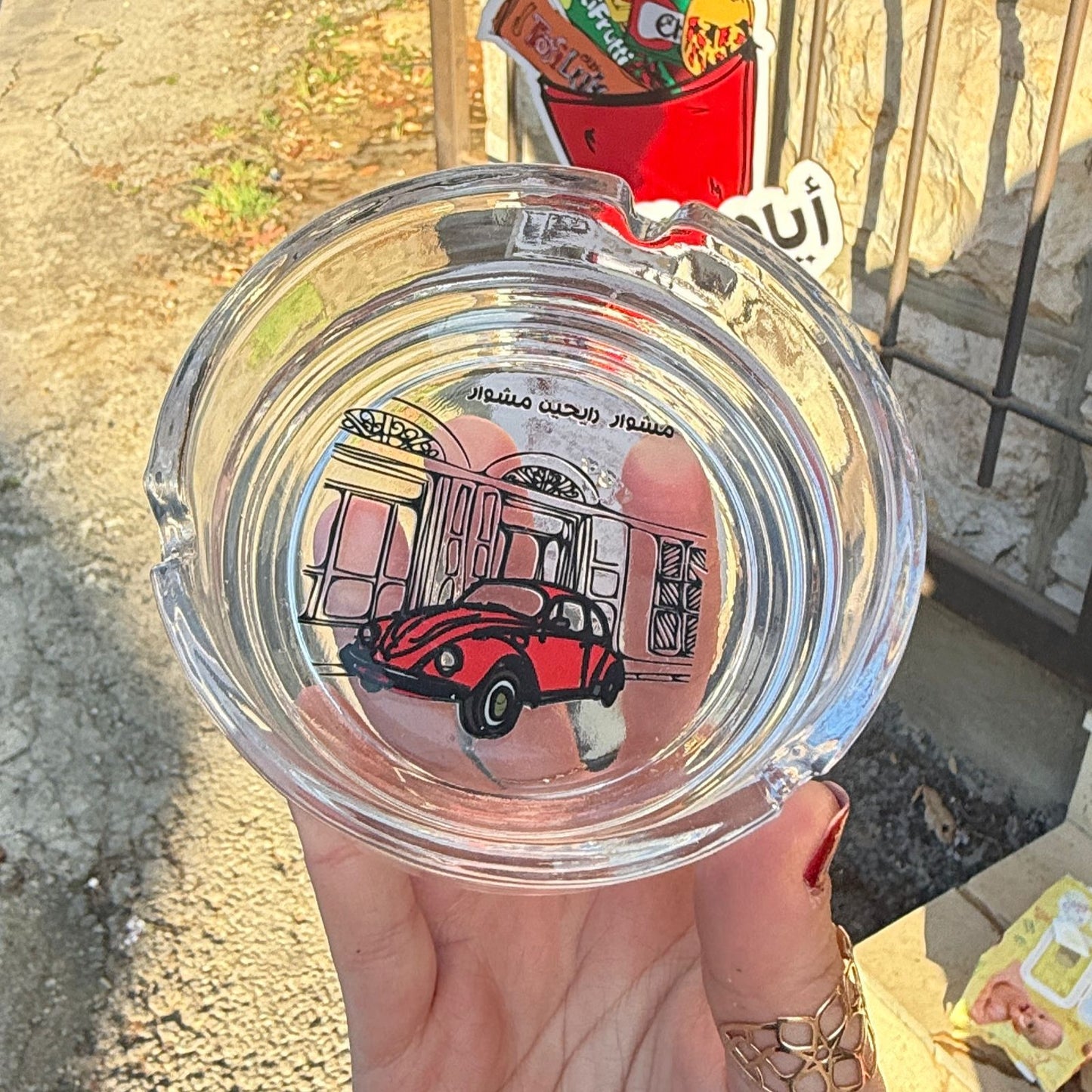 Ashtray - Red Car