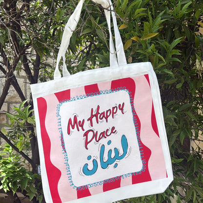 Tote Bag - My Happy Place Lebanon