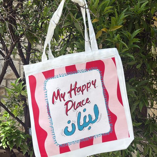 Tote Bag - My Happy Place Lebanon