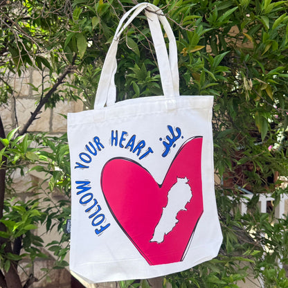 Tote Bag - Follow Your Heart Please